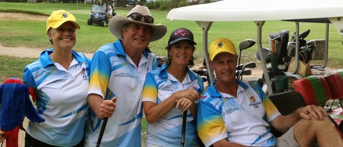 Regional Australia Bank Golf Day for Suicide Prevention Australia with guests Laurie Daley, Terry Kennedy, Julie Heraghty, Kevin Dupe and Katie McGill